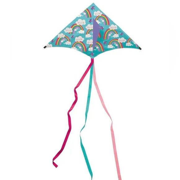 Crocodile Creek Easy To Fly Colorful Nylon Sky Flier Reusable Kite Kids Toy. NEW - Picture 1 of 7